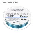 thumbnail image 2 of Uxcell 109Yard 11Lb Fluorocarbon Coated Monofilament Nylon Fishing Line Sea Blue, 2 of 7