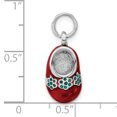 thumbnail image 4 of 925 Argent Sterling Bleu Rouge Collier de Chaussures Pendentif Charme, 4 of 8