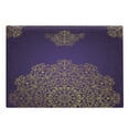 thumbnail image 1 of Mandala Cutting Board, Vintage Ornament Eastern Ottoman Motifs Revival Swirling Design, Decorative Tempered Glass Cutting and Serving Board, Large Size, Purple Yellow, by Ambesonne, 1 of 1