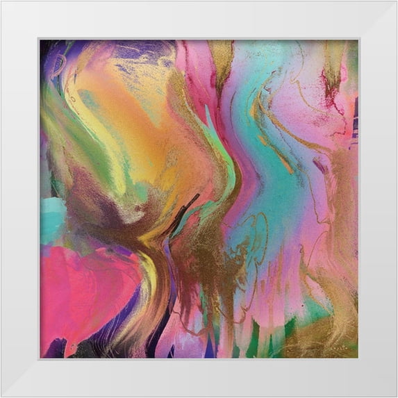 Sophie 6 15x15 White Modern Wood Framed Museum Art Print Titled - Karma I