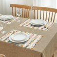 thumbnail image 3 of Pioneer Flower Floral Print Pattern Summer Placemats Table Placemats Set Of 4-Linen Kitchen Washable Placemats Table Mats 12x18 Inch Non-Slip Heat Resistant, 3 of 5