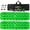 Lime, variant on Rhino USA Recovery Traction Boards (Green) - Ultimate Offroad Tracks Board for 4x4 Vehicles - Best Off-Road Accessories for Sand, Mud & Snow - Heavy Duty Zipper Carry Bag Included