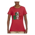 thumbnail image 2 of Wild Bobby Mexican Queen Latin Pride Women Graphic Tee, Red, Small, 2 of 5