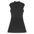 thumbnail image 4 of TiaoBug Women's Wedding Evening Party Dress Cap Sleeve Summer A-Line Mini Work Dress Black S, 4 of 7