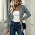 thumbnail image 6 of Guluxicc Women's Lounge Jackets Open Front Long Sleeve Everyday Wear Tops for Spring Summer Casual Outfits, 6 of 8