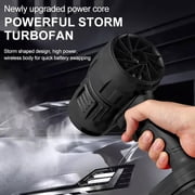 Seeses Pro Blower, Seeses Cordless Leaf Blower, Ultra-Light, Ultra-Powerful, Handheld Air Duster with Adjustable Speed for Yard, Car Cleaning & Drying and Snow Removal (Green)
