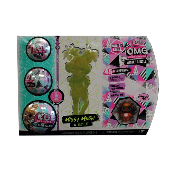 LOL Surprise Omg Missy Meow Fashion Doll [Winter Bundle]