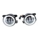 thumbnail image 5 of M Buder Luces Antiniebla Parachoques 4 Pulgadas (10.16 cm) LED Alta Luminosidad Impermeable Aleación de Aluminio Reemplazo Directo para Vehículos Jeep Wrangler Modificación DC 12V 24V, 5 of 9