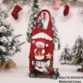 thumbnail image 1 of Bolsa de regalo grande de Navidad para niños, saco de Papá Noel con cordón, decoración navideña, regalo de fiesta, recuerdo de Año Nuevo 2023, 2024, 1 of 4