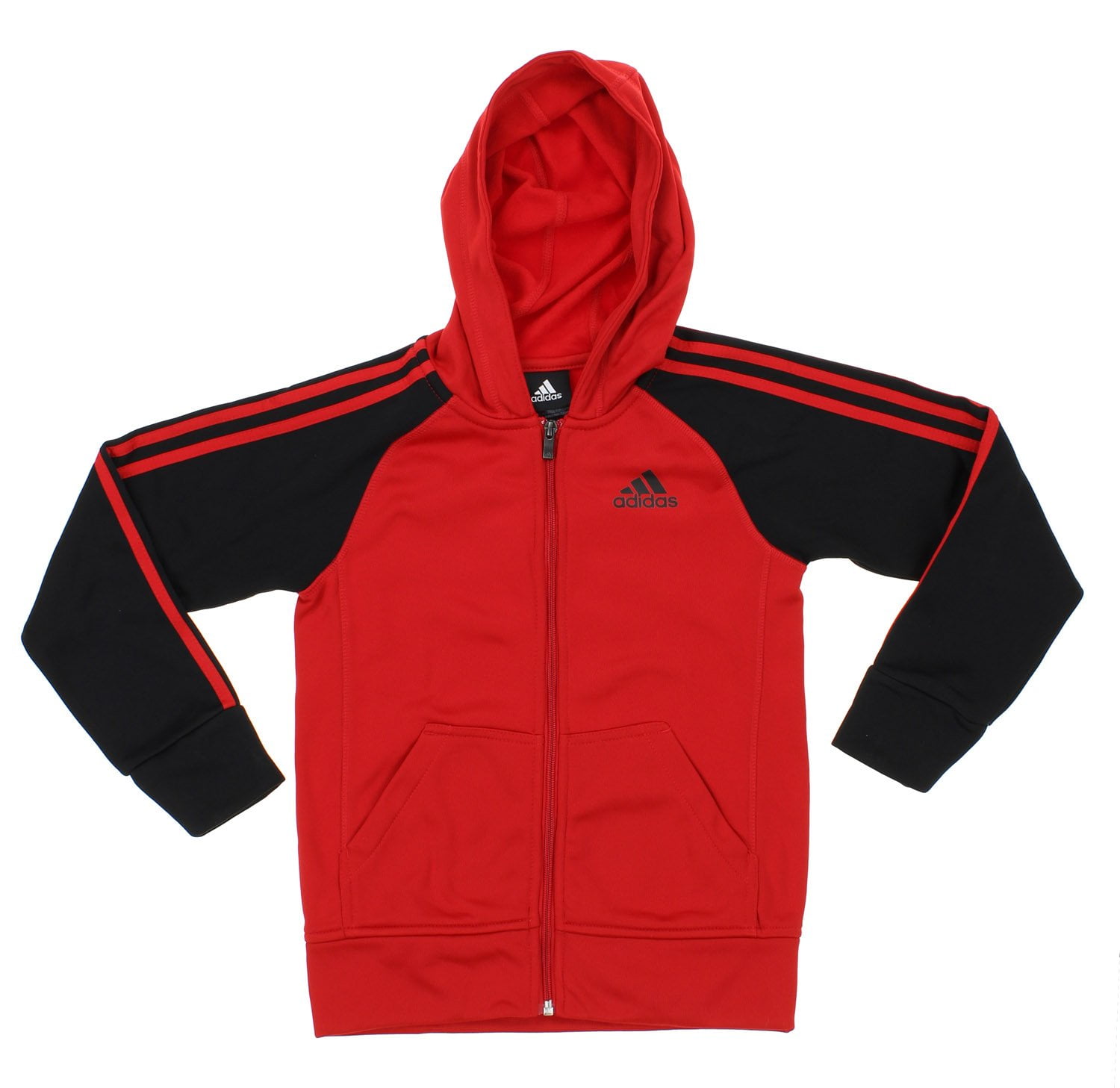 adidas fleece zip up hoodie