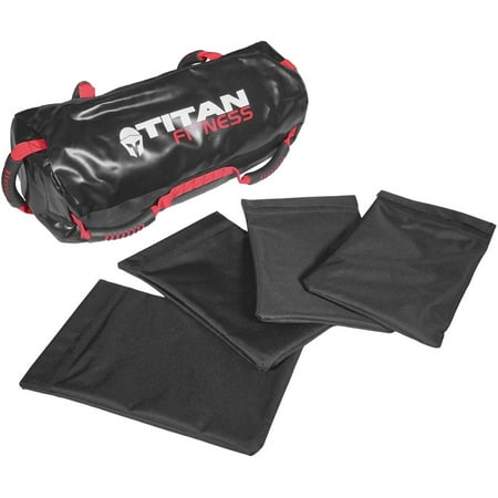 Titan Fitness 40 lb Heavy Duty Workout Weight Sandbag Exercise Training (Best Sandbag For Training)