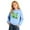 Light Blue, variant on Girls Oversized Hoodie and Sweatpants Set Long Sleeve Loose Fit Activewear for School and Casual Wear