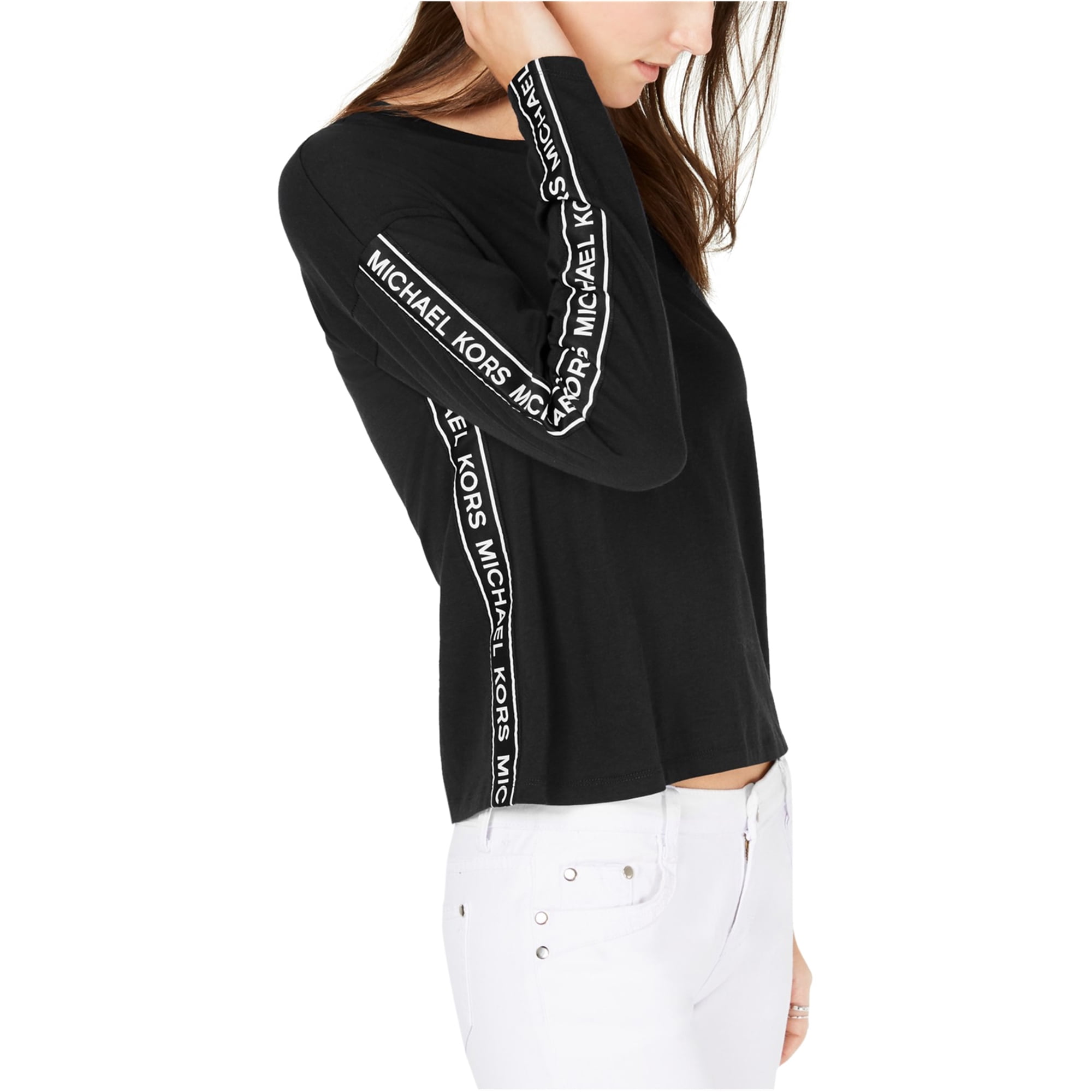 michael kors women's logo t shirt