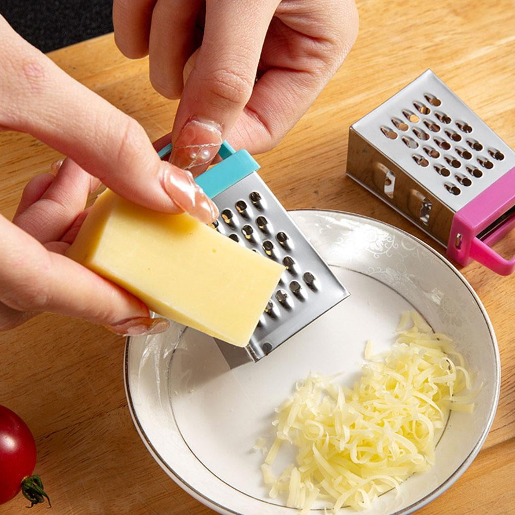 Mini Cheese Grater, 3PCS Stainless Steel Small Box Graters, Professional  Box Grater for Kitchen Slicer Cheese, Ginger,Vegetable