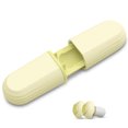 thumbnail image 4 of Bouchons d'Oreilles en Mousse Anti-Bruit Réutilisables Insonorisés Protection Auditive pour Adultes Gadgets Concert Avion Étude Jaune, 4 of 5