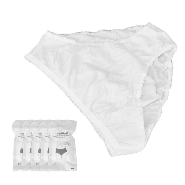 Disposable Cotton Underwear, Postpartum Underwear 5 Pack Stretchy Super  Soft Breathable For Women For Travel For Daily Use