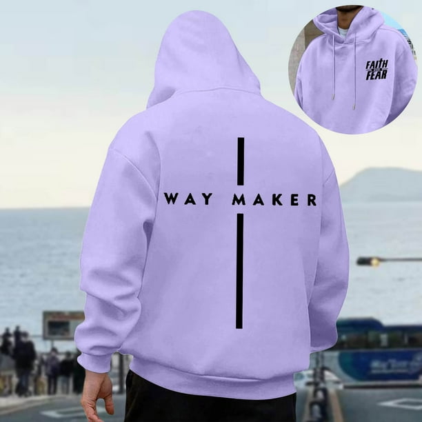 MHFRRA Sudaderas y Sudaderas para Hombre, Jersey de Manga Larga con Estampado para Uso Casual, Actividades Al Aire Libre y Comodidad En El Hogar Púrpura