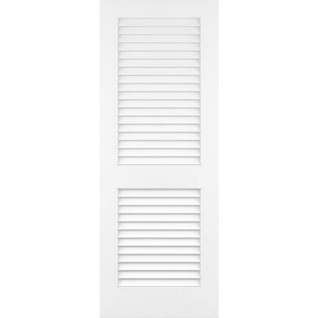 Kimberly Bay Louvered Solid Wood Primed Standard