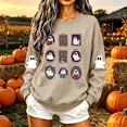 thumbnail image 4 of Tbopshirt Wonmen Halloween Graphic Sweatshirt Crewneck Sweatshirt Cute Printed Long Sleeve Pullover Tops, 4 of 6