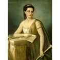 thumbnail image 2 of Fagnani, Joseph 11x14 Gold Ornate Wood Framed with Double Matting Museum Art Print Titled - Calliope 1869, 2 of 4