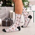 thumbnail image 7 of Pofeuu Hello Easter Print Crew Socks, Adult Running Hiking Socks for Youth and Adult, 7 of 7