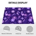 thumbnail image 4 of YFYANG Microfiber Dish Drying Mat for Kitchen, Reusable Abstract Purple Flower Doodle Large Dish Mat, 18" x 24", 4 of 9