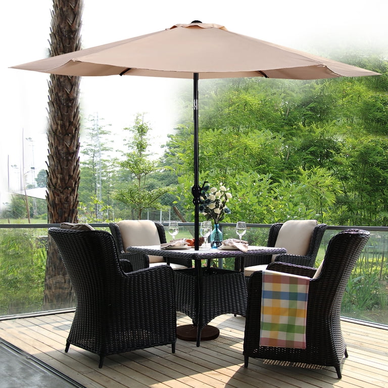 giantex 10ft patio umbrella Umbrella, Navy Enjoy 79 square feet of shade which means more room between you Offset Hanging Patio Umbrella -