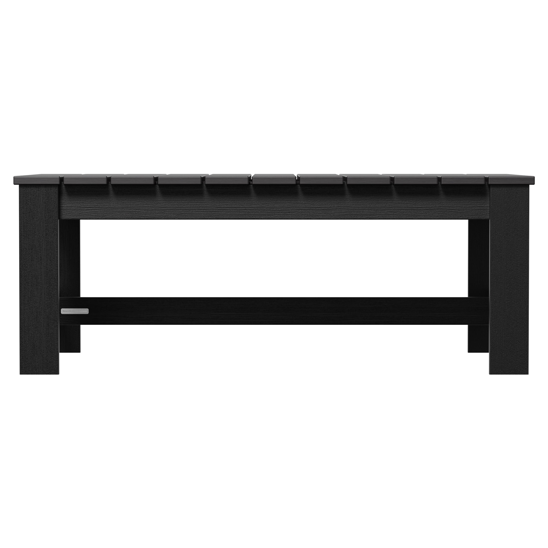 Better Homes & Gardens Ezra Outdoor HDPE Coffee Table, Black