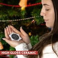 thumbnail image 2 of 3drose, Twinkle Little Star How We Wonder What You Are, 3 inch Snowflake Porcelain Ornament, 2 of 7