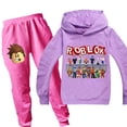 thumbnail image 1 of ROBLOX Ensemble de 2 Pantalons de Jogging à Capuche, Tenue de Sport Décontractée pour Adolescents, Capuches, Pulls, 1 of 2