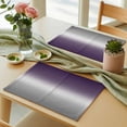 thumbnail image 3 of Purple Grey Ombre Placemats Set of 6 Gradient Gradual Color Place Mats Table Mats Kitchen Dining Home Outdoor Party Table Decoration, 3 of 9