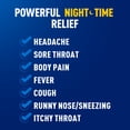 thumbnail image 5 of Mucinex Nightshift Cold and Flu Medicine, Fever Reducer, OTC Nighttime Cough Relief, 20 Caplets, 5 of 12