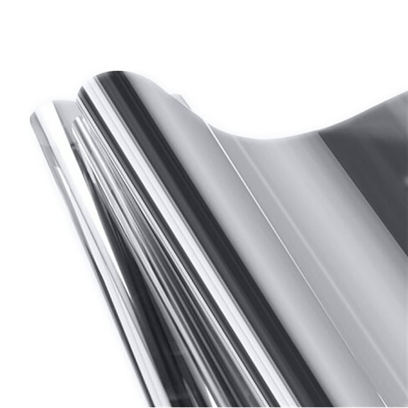 One Way Privacy Window Film Heat Blocking with Tools: Reflective Window Tint for Home Sun Blocker Daytime Privacy See Out Not in House Mirror Window Coverings, Black 15.7” X 39.4”