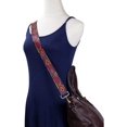 thumbnail image 2 of SURJDE Crossbody Strap for Purses Replacement Adjustable Guitar Multicolor Style Handbag Straps, Rhombus R, Large, Thermal, 2 of 4