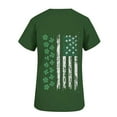 thumbnail image 5 of Craaazy Women's St Patricks Day Short Sleeve Shirts Casual V-neck Pockets Tops Gifts, 5 of 6