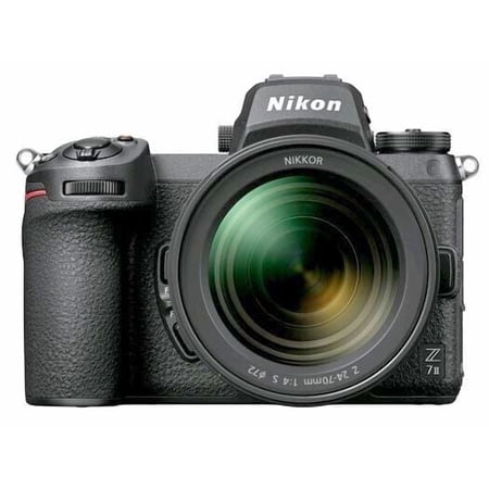 Nikon Z 7II FX-Format Mirrorless Camera Body w/NIKKOR Z 24-70mm f/4 S Black