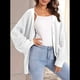 thumbnail image 4 of Suéteres Tipo Cárdigan para Mujer, de Larga, con Botones y Gran Tamaño, de Punto. XL, 4 of 6