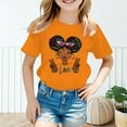 thumbnail image 2 of Hihipz Toddler Girls Tee Cartoon Print Short Sleeve Crewneck Soft T-Shirt, 2 of 5