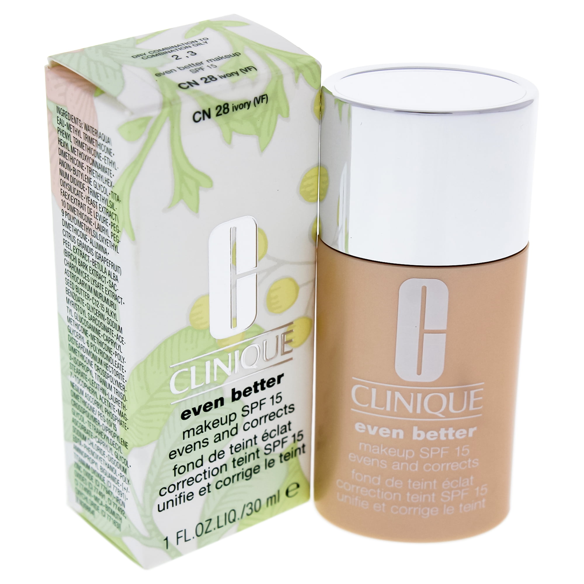 Moskee bijlage bunker Even Better Makeup SPF 15 - 03 Ivory Dry Combination To Combination Oily  Skin by Clinique for Wom - Walmart.com