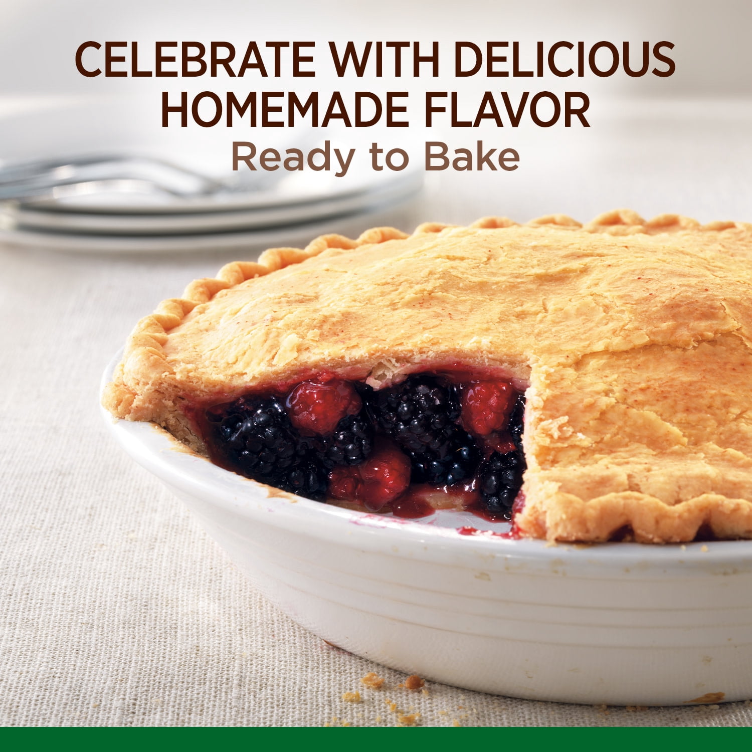 Marie Callender's Razzleberry Fruit Pie, Ready to Bake Frozen Dessert, 40 oz.