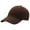 Dark Brown, variant on Royal Blue Velcro Closure Adult Unisex Baseball Cap
