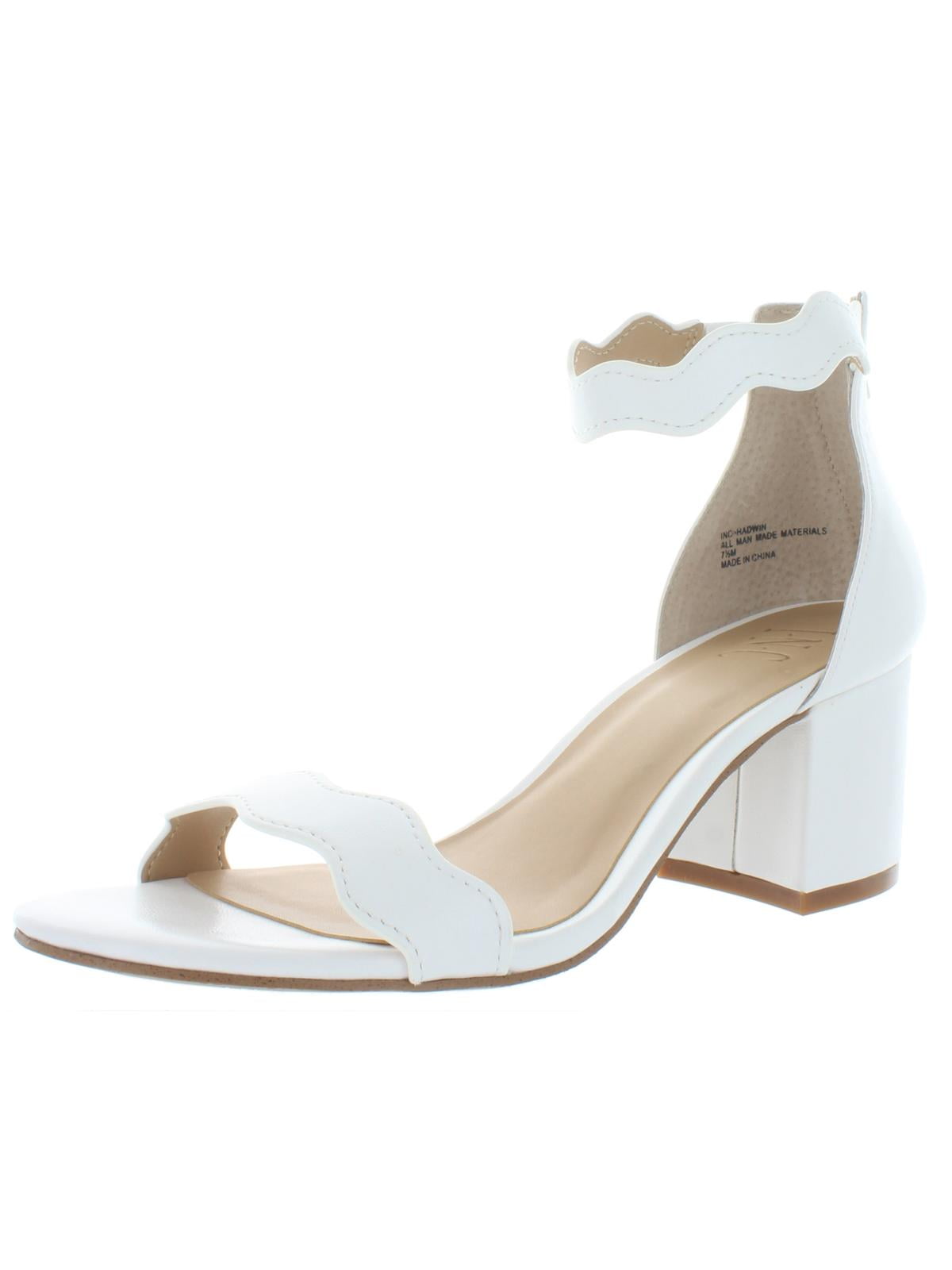 Sandales à Talon Bloc Madden Girl REVY - Taille US 9.5, Couleur Tan, Occasion Avec Légères Marques