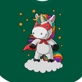 thumbnail image 4 of Inktastic Super Unicorn Boys or Girls Baby Bib, 4 of 4