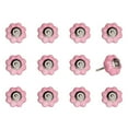 thumbnail image 1 of HomeRoots Meubles 321675 K000024 Bouton - Rose & 44; Argent & Rouge - Pack de 12, 1 of 1