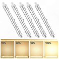 thumbnail image 4 of Dimmable 5-Pack 118mm Halogen Bulbs for Construction and Landscape Lighting Applications, 300W 230V R7S Linear Lamps, 4 of 5
