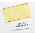 thumbnail image 2 of Traceease Alphabet Lettering Template Drafting Tools,Number Alphabet Lower & Upper Case Letter Stencils, 2 of 6