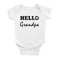 thumbnail image 1 of Hello Grandpa Cute Newborn Bodysuit For Boy Girl Unisex, 1 of 3