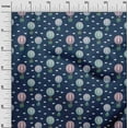 thumbnail image 3 of oneOone Velvet Blue Fabric Circus Sewing Craft Projects Fabric Prints By Yard 58 Inch Wide, 3 of 5