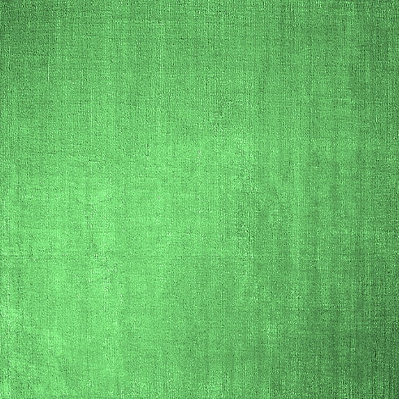 Ahgly Company Indoor Square Oriental Emerald Green Industrial Area Rugs, 5' Square