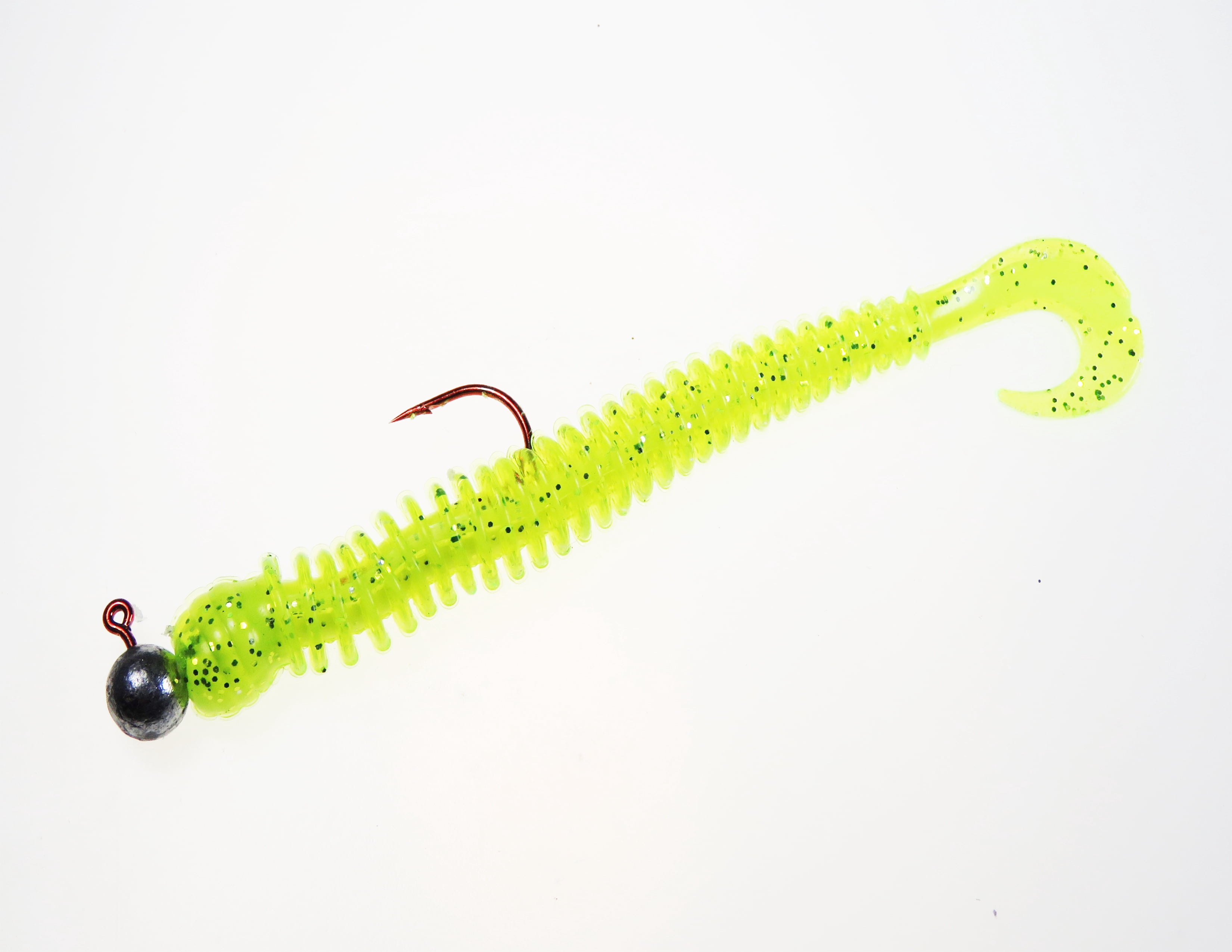Luck-E-Strike, Round Jig Heads, 1/8, Natural, 5 Count